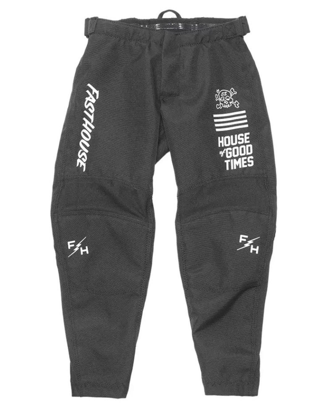 Fasthouse Kids' Black and White MX Rashguard Matching Set - Picture 5 of 9